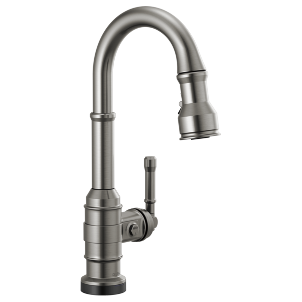 Delta 9990T-DST Single Handle Pull-Down Bar/Prep Faucet with Touch2O Technology