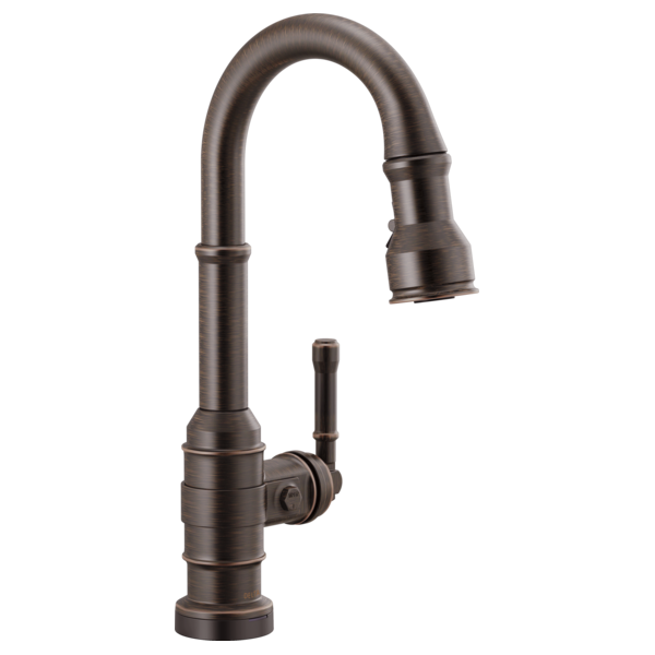 Delta 9990T-DST Single Handle Pull-Down Bar/Prep Faucet with Touch2O Technology