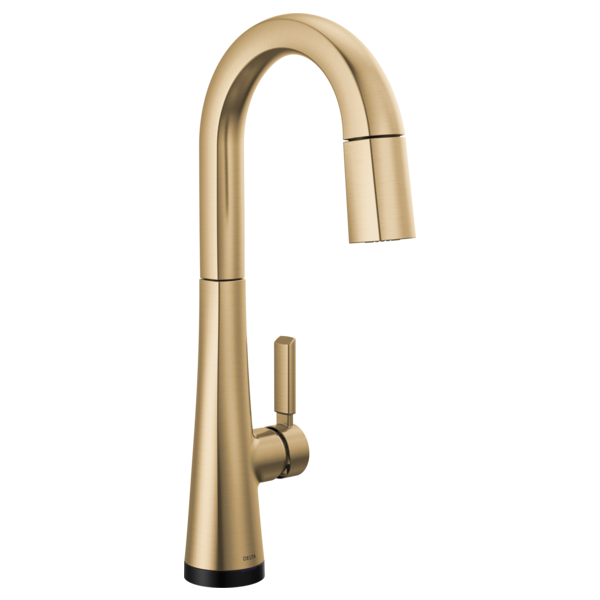 Delta 9991T-PR-DST Single Handle Pull-Down Bar/Prep Faucet with Touch2O Technology
