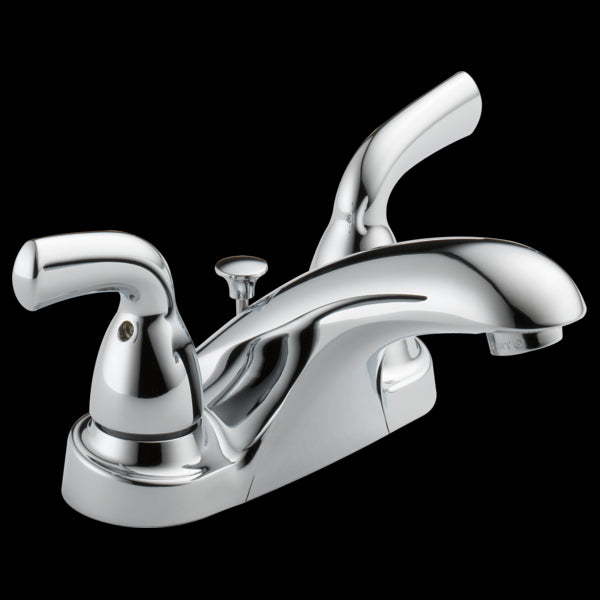 Delta B2510LF-PPU Two Handle Centerset Bathroom Faucet
