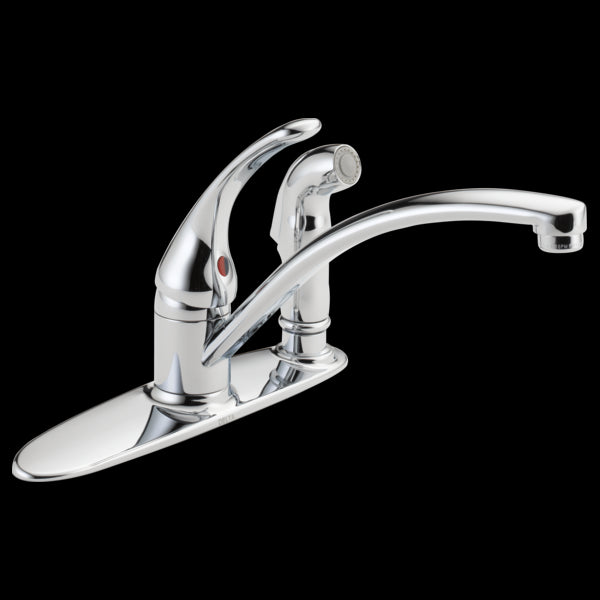 Delta B3310LF Single Handle Kitchen Faucet with Integral Spray - Parent