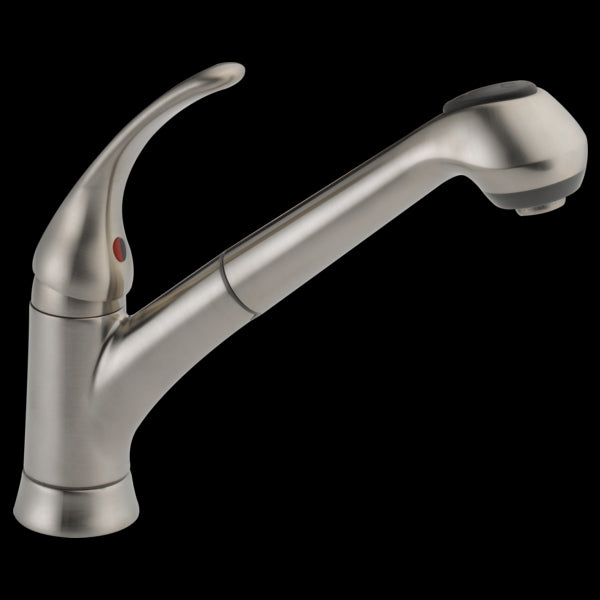 Delta B4310LF Single Handle Pull-Out Kitchen Faucet