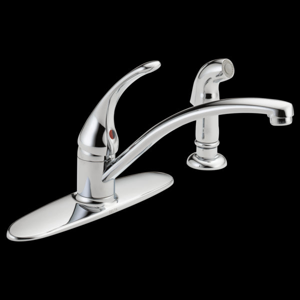 Delta B4410LF Single Handle Kitchen Faucet with Spray - Parent