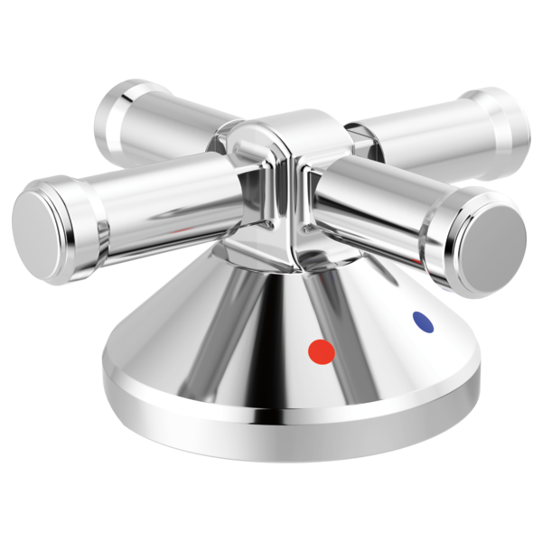 Delta H575 3-Hole Roman Tub with Hand Shower - Handle Kit-Cross