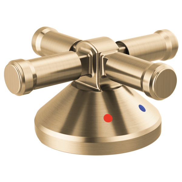 Delta H575 3-Hole Roman Tub with Hand Shower - Handle Kit-Cross