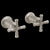 Delta H586 Wall Mount Bathroom Faucet Handle Kit-Cross
