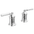 Delta H596 2 Handle Roman Tub Handle Kit-Lever