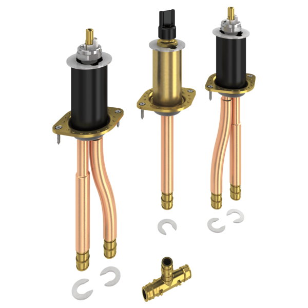 Delta R2707-MF Two Handle Flexible Mount - PEX Cold Expansion ...