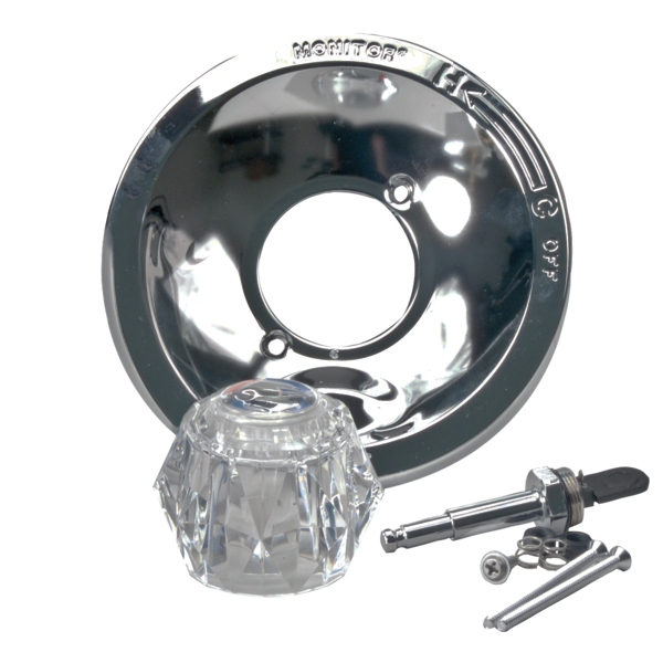 Delta RP101821 Shower Trim Kit with Clear Knob Handle