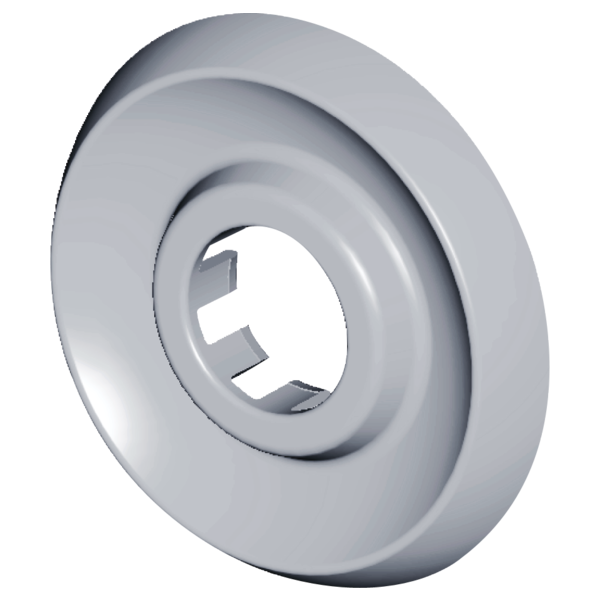 Delta RP10800 Escutcheon - Round - 2 & 3H Tub & Shower