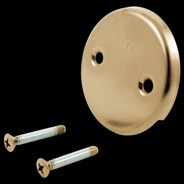 Delta RP31556 Overflow Plate & Screws - No Trip Lever