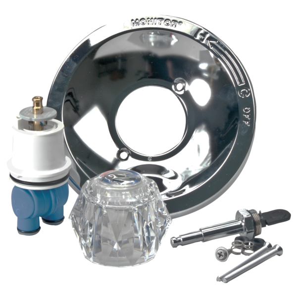 Delta RP77744 Rebuild Kit - Clear Knob Handle - 1H Trim