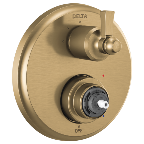 Delta T24856-LHP Traditional 2-Handle Monitor 14 Series Valve Trim with 3 Setting Diverter