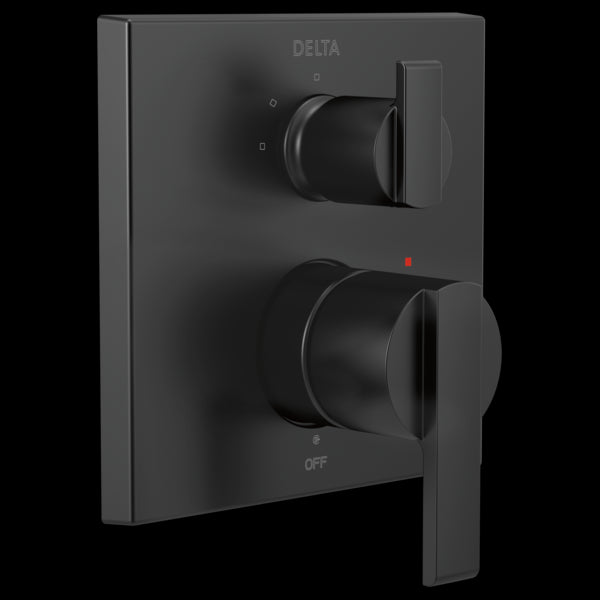 Delta T24867 Angular Modern Monitor 14 Series Valve Trim with 3-Setting Integrated Diverter