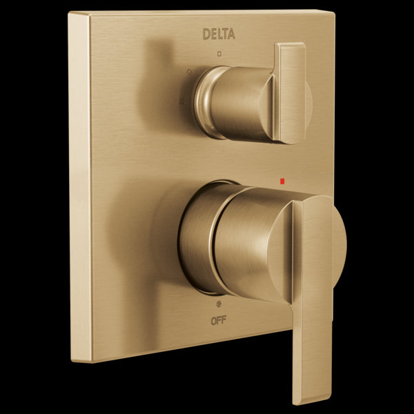 Delta T24867 Angular Modern Monitor 14 Series Valve Trim with 3-Setting Integrated Diverter