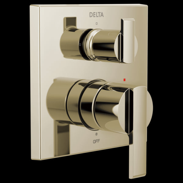 Delta T24867 Angular Modern Monitor 14 Series Valve Trim with 3-Setting Integrated Diverter