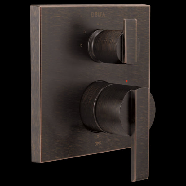Delta T24867 Angular Modern Monitor 14 Series Valve Trim with 3-Setting Integrated Diverter