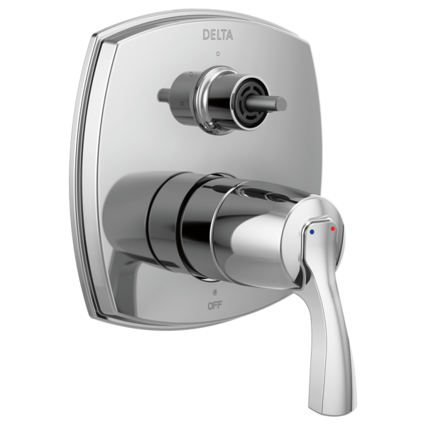 Delta T24876-PR-LHP 14 Series Integrated Diverter Trim with Three Function Diverter Less Diverter Handle