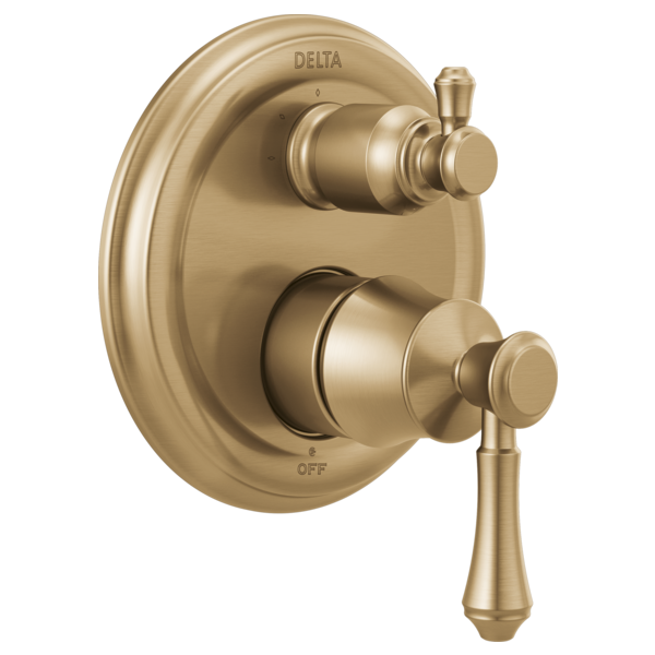 Delta T24897 Traditional 2-Handle Monitor 14 Series Valve Trim with 3-Setting Integrated Diverter