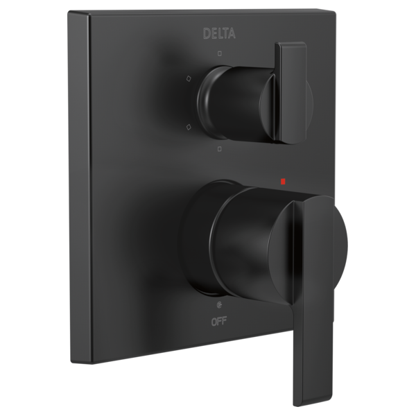 Delta T24967 Angular Modern Monitor 14 Series Valve Trim with 6-Setting Integrated Diverter