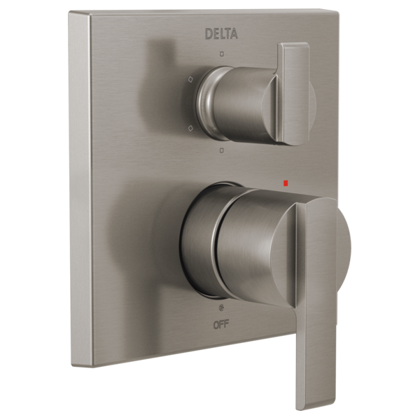 Delta T24967 Angular Modern Monitor 14 Series Valve Trim with 6-Setting Integrated Diverter