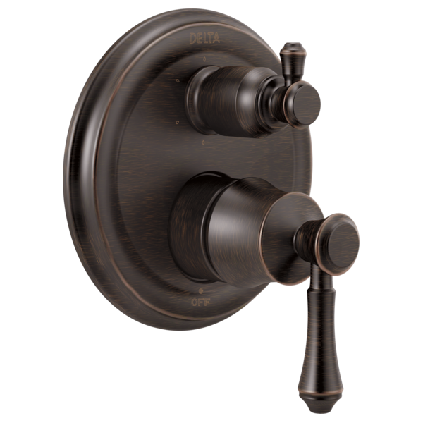 Delta T24997 Traditional 2-Handle Monitor 14 Series Valve Trim with 6-Setting Integrated Diverter