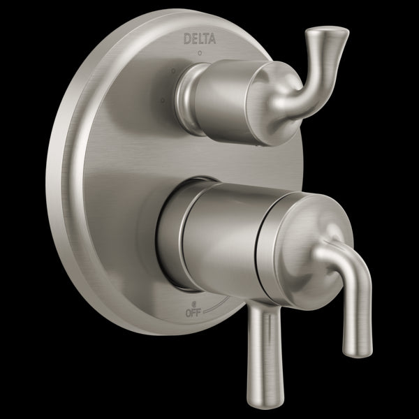 Delta T27833 2-Handle Monitor 17 Series Valve Trim with 3-or 6-Setting Diverter