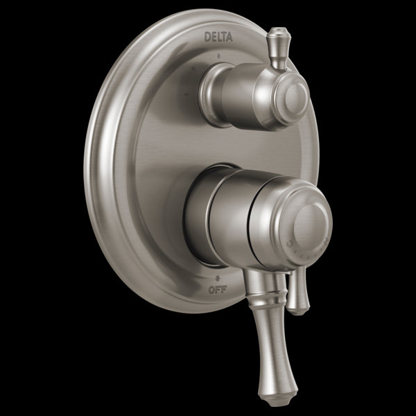 Delta T27897 Traditional 2-Handle Monitor 17 Series Valve Trim with 3-Setting Integrated Diverter