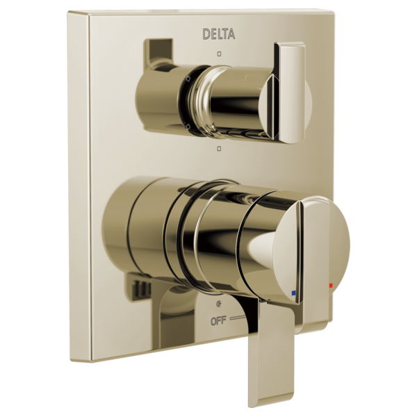 Delta T27967 Angular Modern Monitor 17 Series Valve Trim with 6-Setting Integrated Diverter