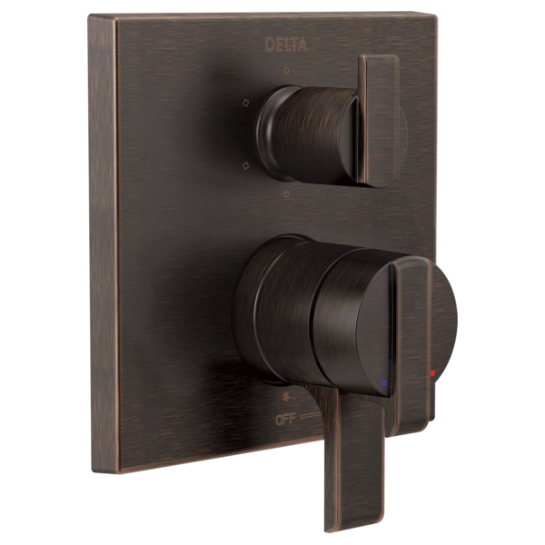 Delta T27967 Angular Modern Monitor 17 Series Valve Trim with 6-Setting Integrated Diverter