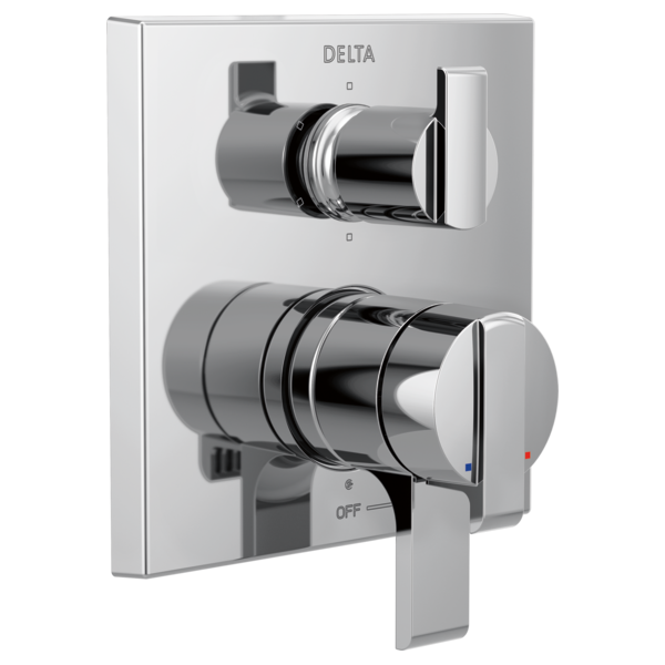 Delta T27967 Angular Modern Monitor 17 Series Valve Trim with 6-Setting Integrated Diverter - Parent