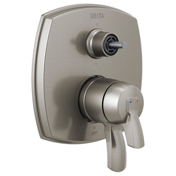 Delta T27976-PR-LHP 17 Series Integrated Diverter Trim with Six Function Diverter Less Diverter Handle