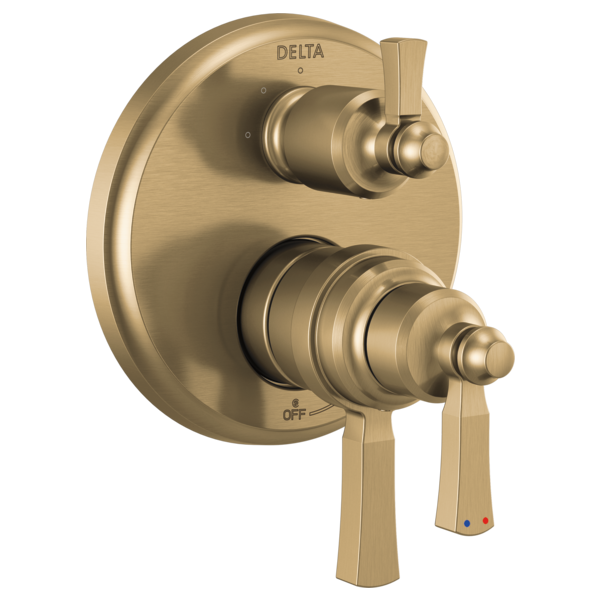 Delta T27T856 Traditional 2-Handle Monitor 17T Series Valve Trim with 3 Setting Diverter