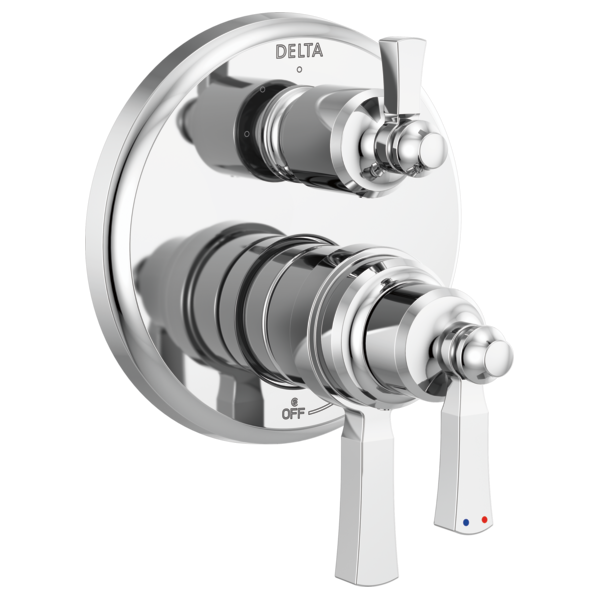 Delta T27T856 Traditional 2-Handle Monitor 17T Series Valve Trim with 3 Setting Diverter - Parent