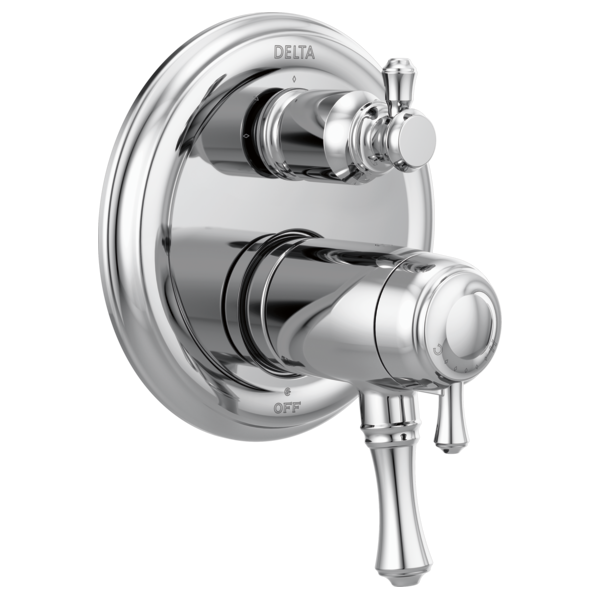 Delta T27T897 Traditional 2-Handle TempAssure 17T Series Valve Trim with 3-Setting Integrated Diverter - Parent