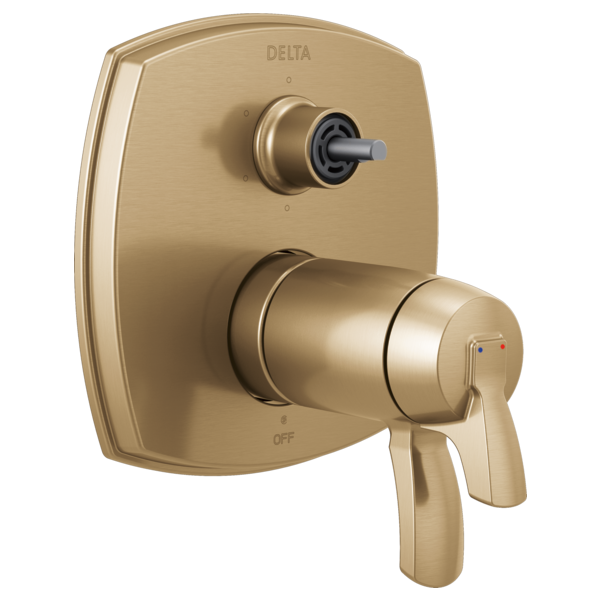 Delta T27T976-PR-LHP 17 Thermostatic Integrated Diverter Trim with Six Function Diverter Less Diverter Handle - Parent
