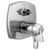 Delta T27T976-PR-LHP 17 Thermostatic Integrated Diverter Trim with Six Function Diverter Less Diverter Handle