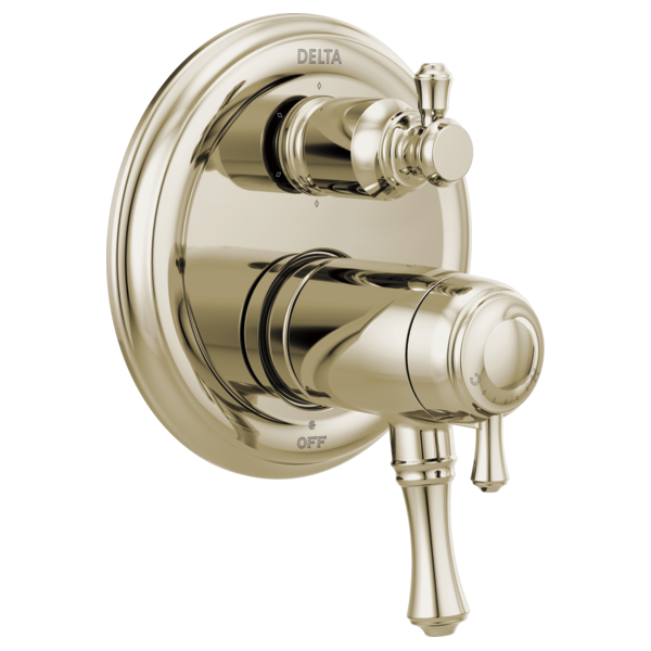 Delta T27T997 Traditional 2-Handle TempAssure 17T Series Valve Trim with 6-Setting Integrated Diverter