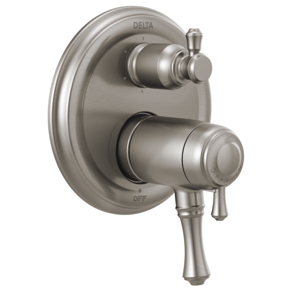 Delta T27T997 Traditional 2-Handle TempAssure 17T Series Valve Trim with 6-Setting Integrated Diverter
