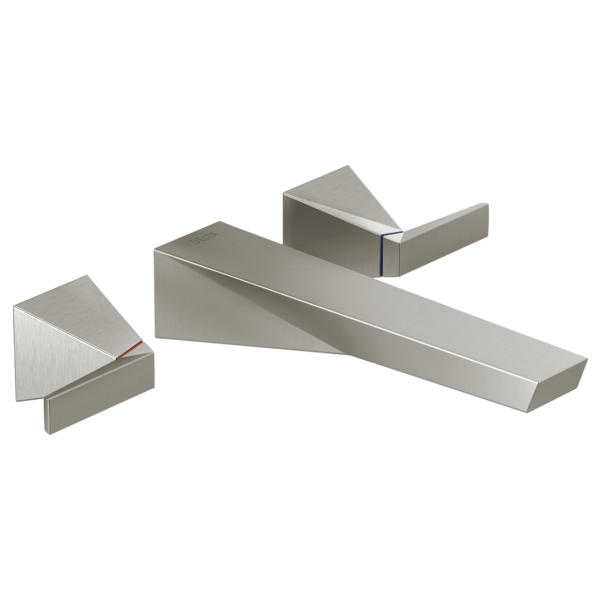 Delta T3543LF-PR-WL Two Handle Wall Mount Bathroom Faucet Trim