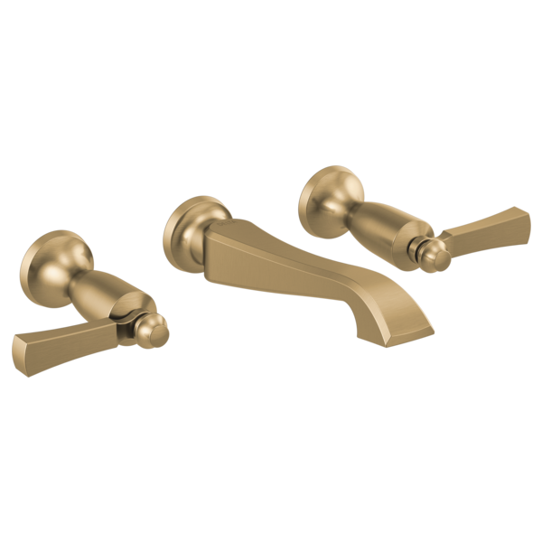 Delta T3556LF-WL Two Handle Wall Mount Bathroom Faucet Trim Only