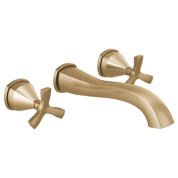 Delta T35766LF-PR-WL Two Handle Wall Mount Bathroom Faucet Trim - Parent