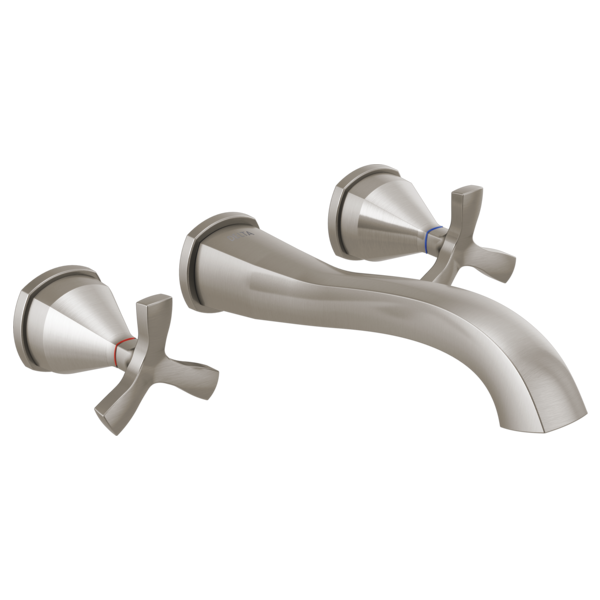 Delta T35766LF-PR-WL Two Handle Wall Mount Bathroom Faucet Trim