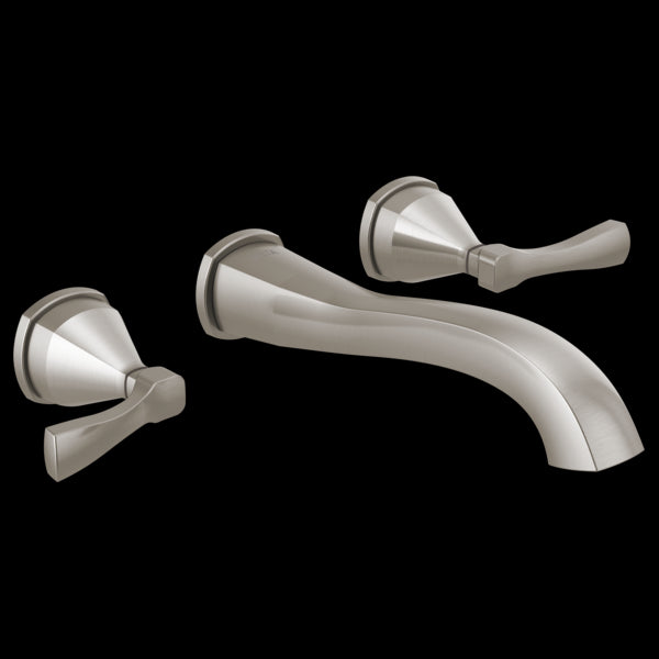 Delta T3576LF-PR-WL Two Handle Wall Mount Bathroom Faucet Trim
