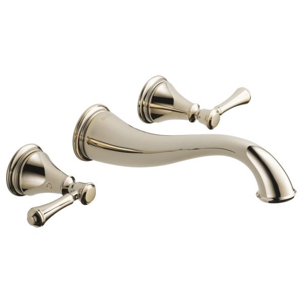 Delta T3597LF-WL Two Handle Wall Mount Bathroom Faucet Trim