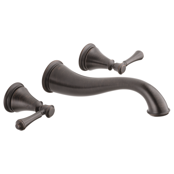 Delta T3597LF-WL Two Handle Wall Mount Bathroom Faucet Trim