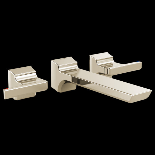 Delta T3599LF-PR-WL Two Handle Wall Mount Bathroom Faucet Trim