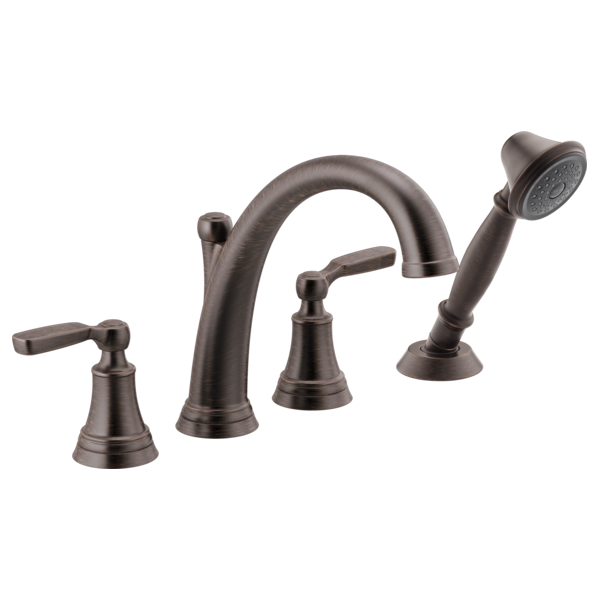 Delta T4732 Roman Tub with Hand Shower Trim