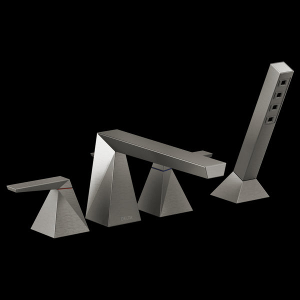 Delta T4743 Two-Handle Roman Tub Trim with Hand Shower - Parent