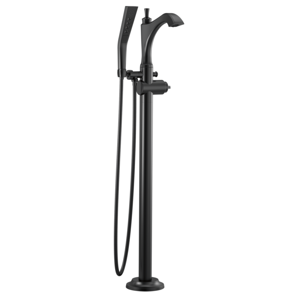 Delta T4756-LHP-FL Single Handle Floor Mount Tub Filler Trim - Less Handle - Parent